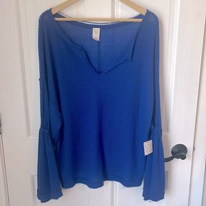 NWT We The Free Sapphire Top Size M